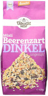Hof muesli met speltbessensmaak, ongezoet, 425 g