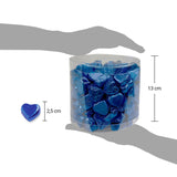 Günthart 150 blauwe chocoladeharten met nougatvulling | Pinguïns met Nougatcrème | Blauwe chocolade pinguïnharten | Concurrentie | Blauwe chocoladeharten | Pinguïn (1,2 kg)