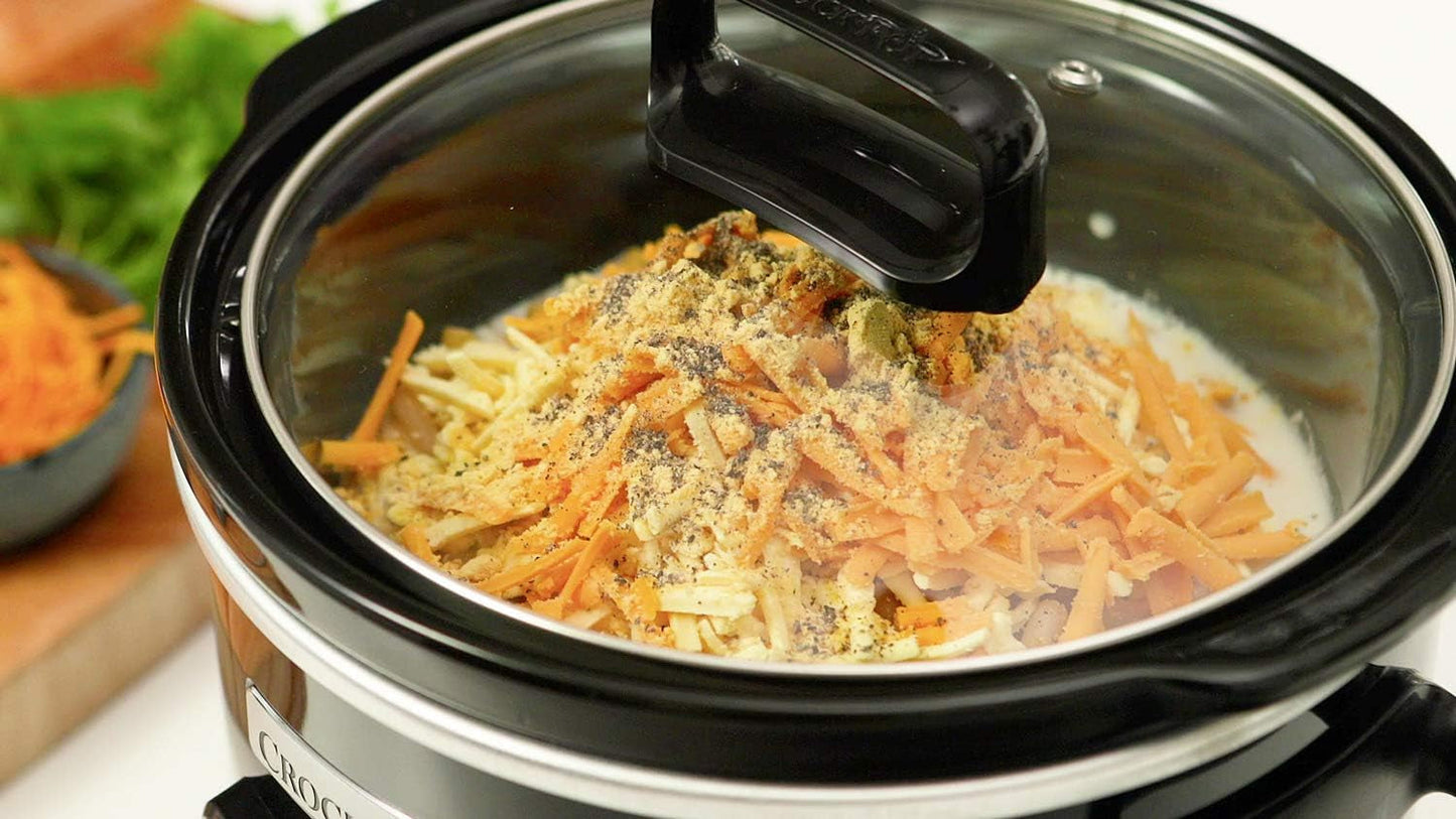Slowcooker digitale Crockpot, warmhoudfunctie, 2,4 liter (1-2 personen) Slowcooker Naty Shop
