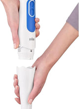 Braun Multiquick 3 MQ 3000 Smoothie+ Stabmixer – Pürierstab Mit 2 Geschwindigkeiten, Powerbell plus en Splashcontrol-Technologie, 700 Watt, Inkl. 600 Ml Mix- & Messbecher, Blau/Weiß Keuken Naty Shop