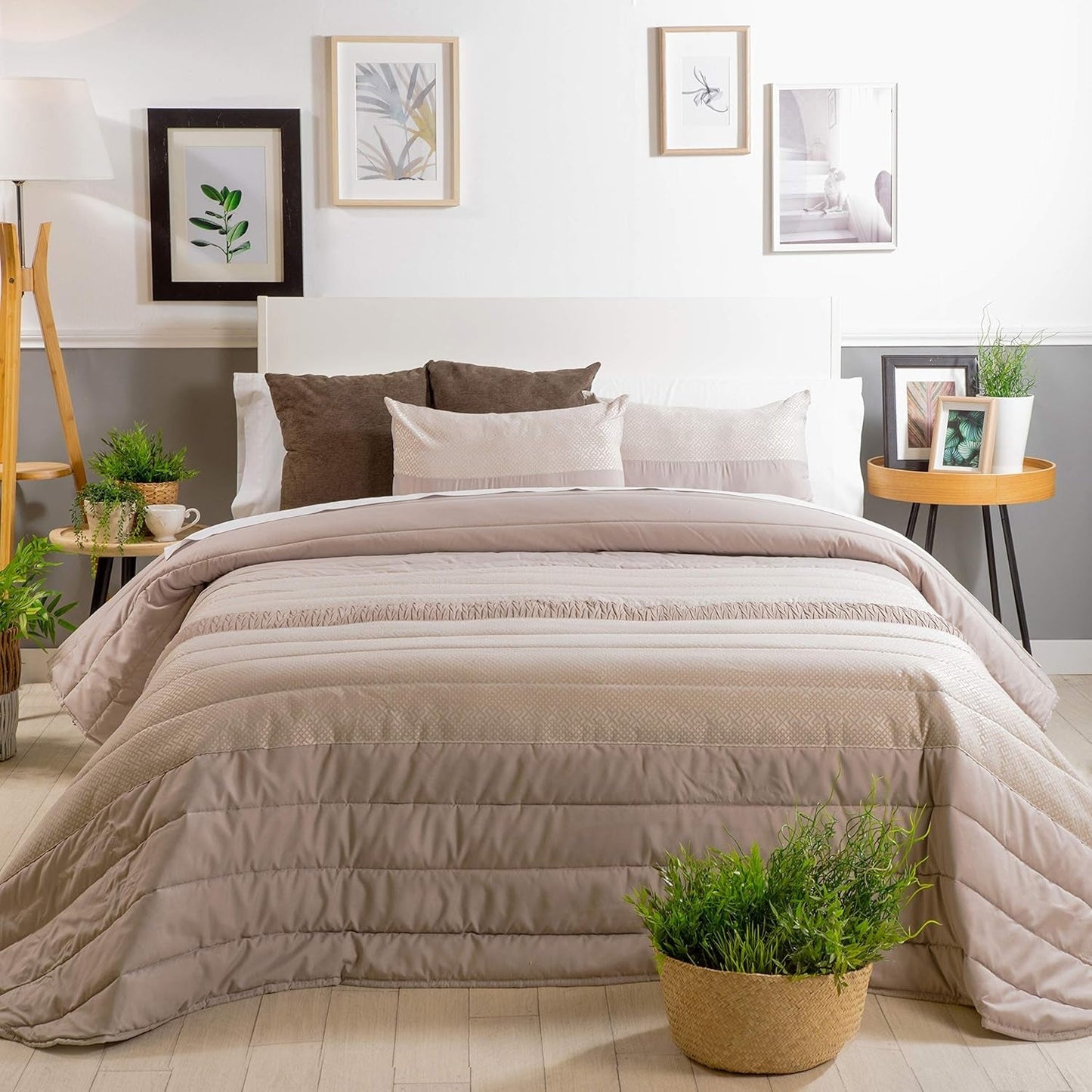 Dekbed Spring 3, crème, voor 135 cm brede bedden Quilts en quilts Naty Shop Crèmekleur 135 cm breed bed