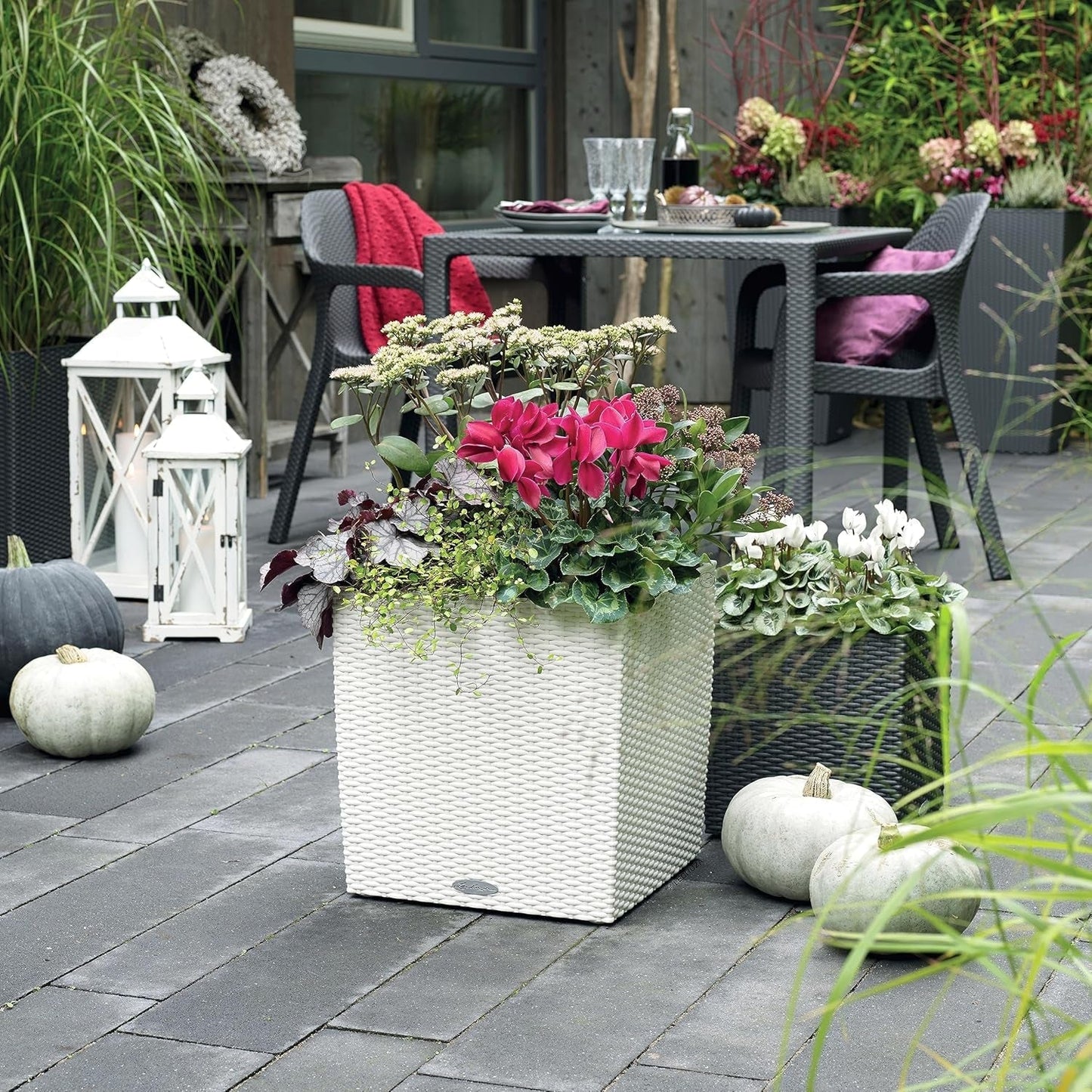 LECHUZA CUBE Cottage 30 graniet 15372