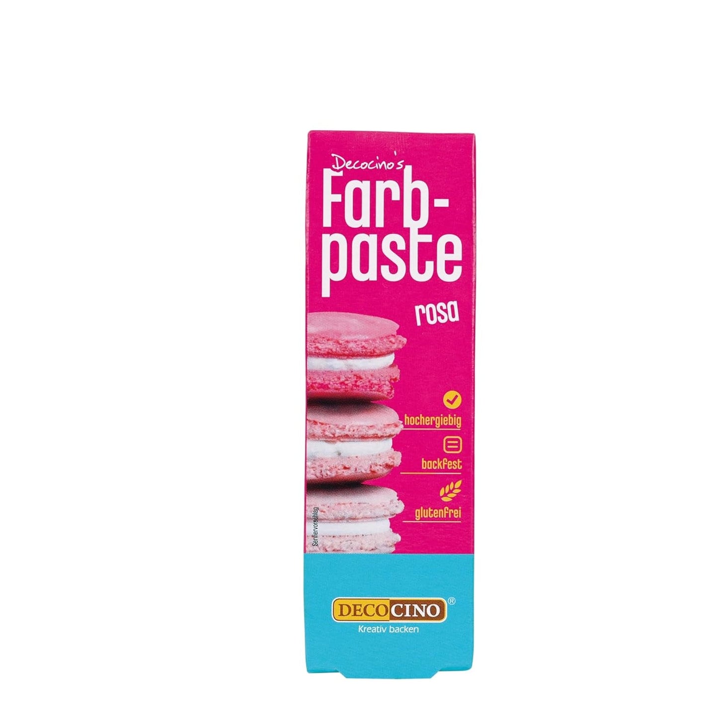 DECOCINO roze kleurpasta - 20 g - Kleurstof voor levensmiddelen, ideaal voor het kleuren van taarten, fondant en crèmes - Vrij van azo-vetzuren en gluten