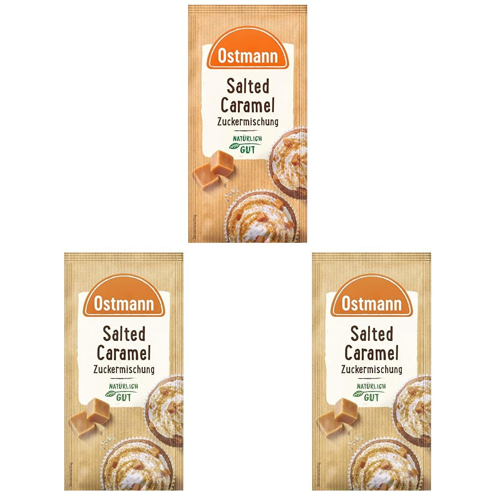 Ostmann Gewürze – Zuckermischung met gezouten karamel, süß-salzige Mischung für Kekse, Gebäck en Desserts, 30 g in zak