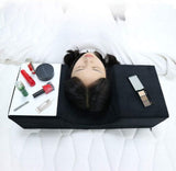 Whiteswan Wimperverlenging Ergonomisch Gebogen Memory Foam Ondersteuning Woonkamerkussen Nekwimpers Make-up Kussen Slaapkussen Neksteun Cervicale Orthopedische Kussens Naty Shop
