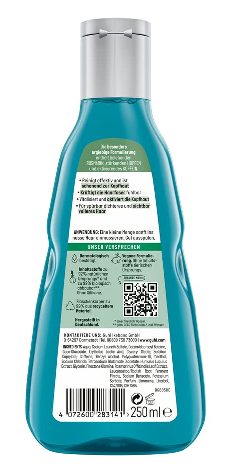 Guhl Men Full & Strong Shampoo - Haartype: Dun, fijn, normaal Guhl Douche & Bad