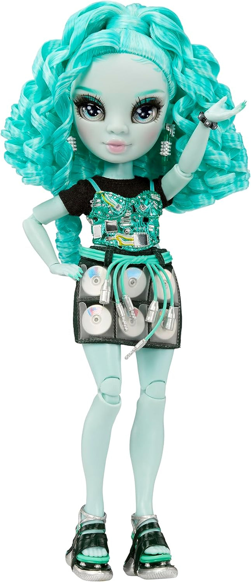 Rainbow High Shadow High Series 3 - Berrie Skies - Groene modepop - Modieuze outfit en meer dan 10 kleurrijke speelaccessoires - Ideaal voor 4-12-jarigen en verzamelaars