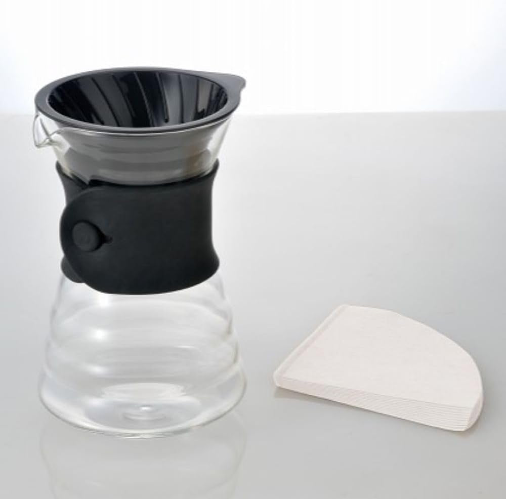 VDD-02B VD 700 ml V60 Karaf met lekbak, voor 2-3 kopjes, transparant