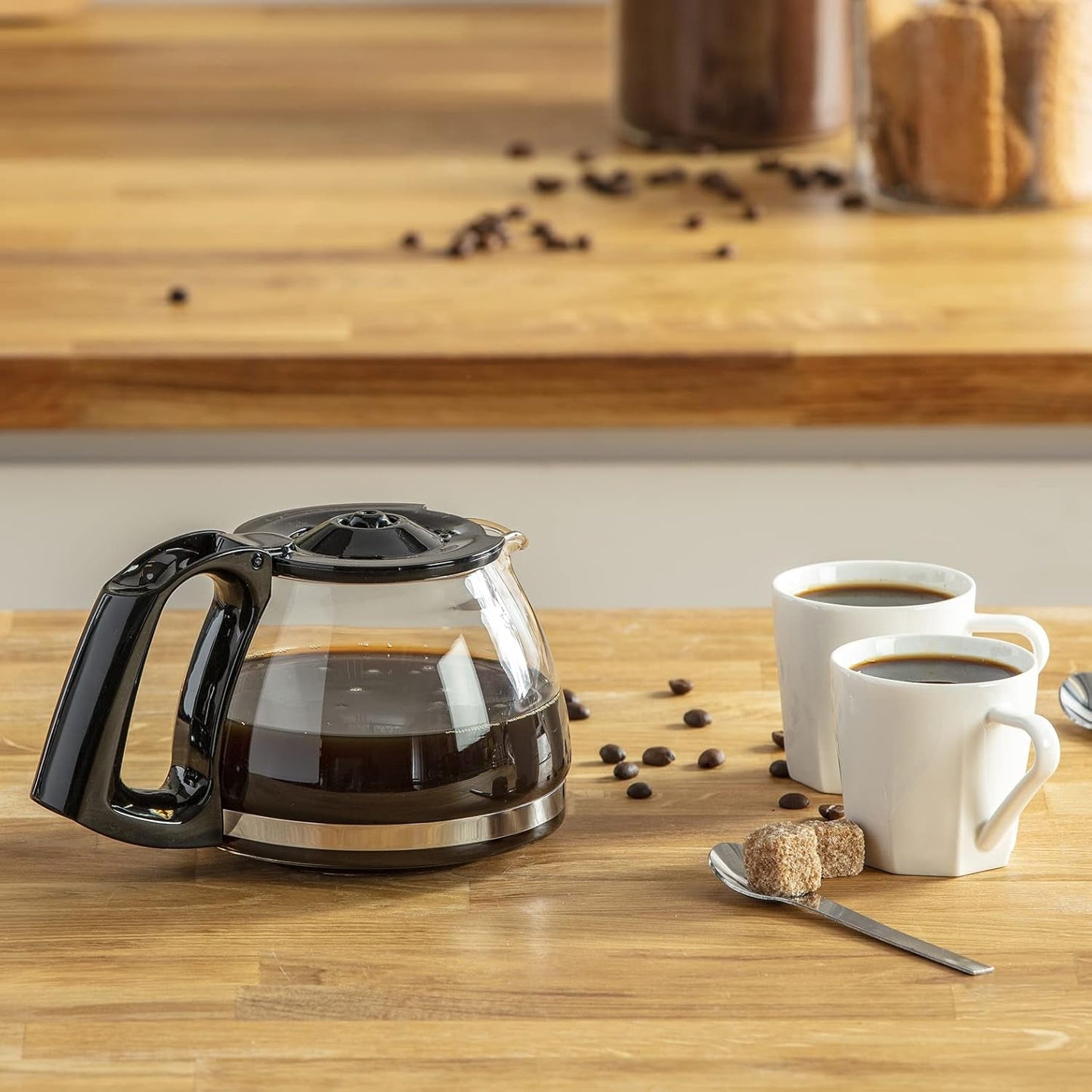 FG150813 Subito koffiezetapparaat, 6 kopjes, Zwart/RVS