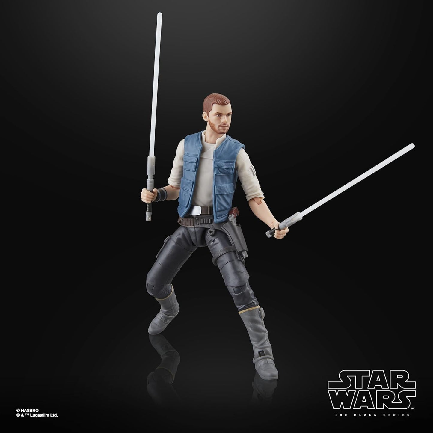 Star Wars Black Series Cal Kestis, Turgle & Skoova Stev, Star Wars Jedi: Survivor verzamelbare actiefiguren (schaal 15 cm) Actiefiguren Naty Shop