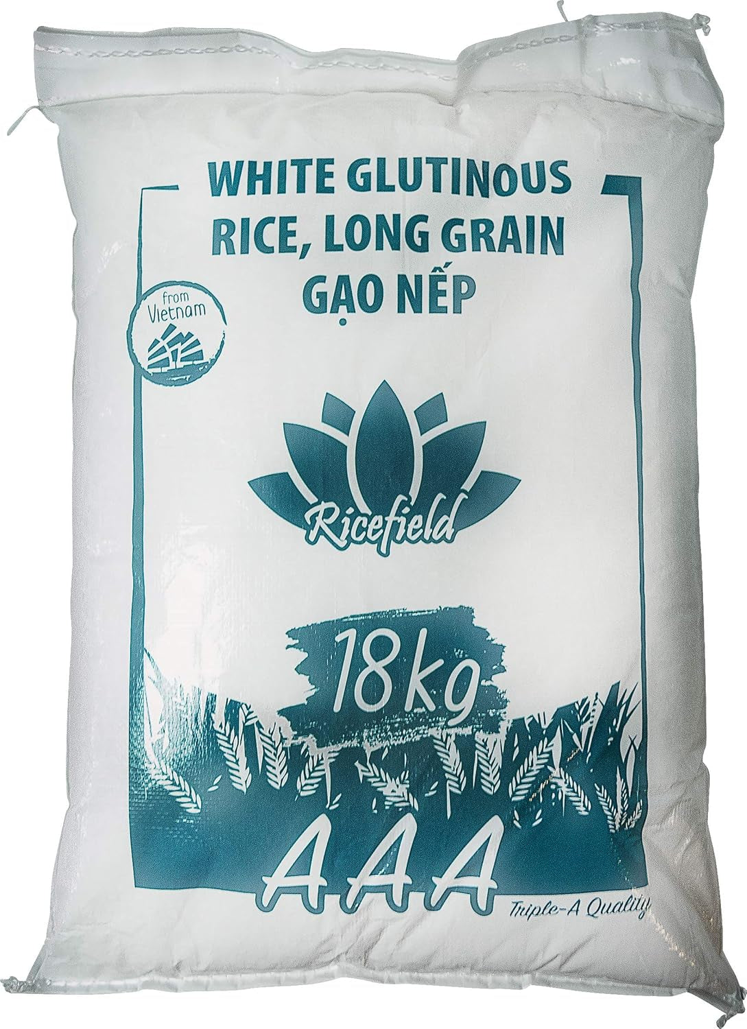 RICEFIELD kleefrijst, 18 kg