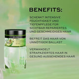 John Frieda - Deep Cleanse & Repair Mask/treatment - Inhoud: 250 ml - Met hennepzaadolie + voedende avocado - Kalmerend haarmasker voor beschadigd haar Naty Shop haarmasker