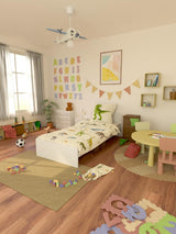 Skybrands Dino Bedtuene 135X200 Jungen Bedtuene Dinosaurier Baumwolle 2Tlg Kinder Bedtuene Dinosaurier 135X200 + Tas Naty Shop