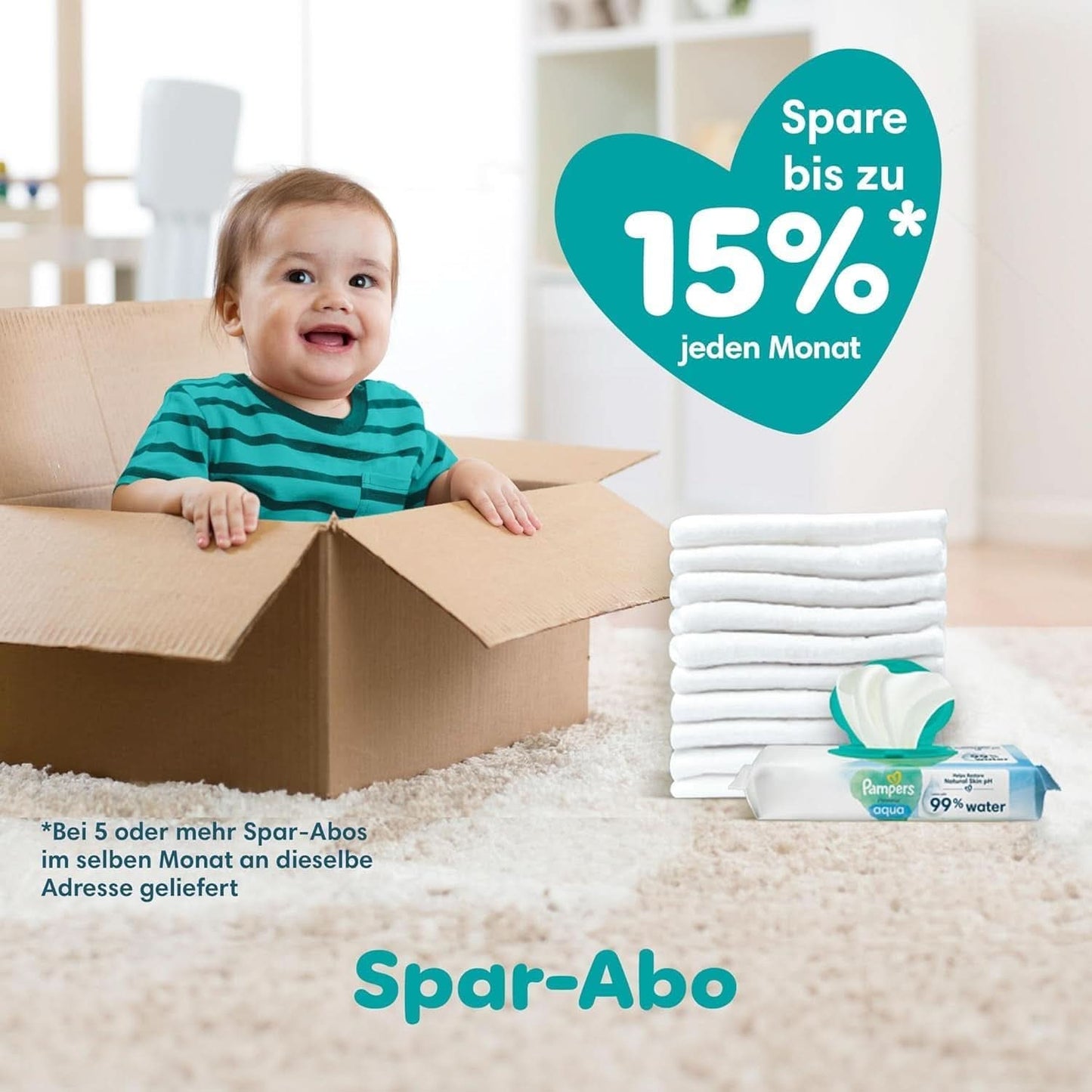 Pampers Fresh Clean Feuchttücher 15 Packungen Mit 80 Stück - 1200 Feuchttücher, Milder Duft, Auch Für Hand en Gesicht Geeignet Naty Shop