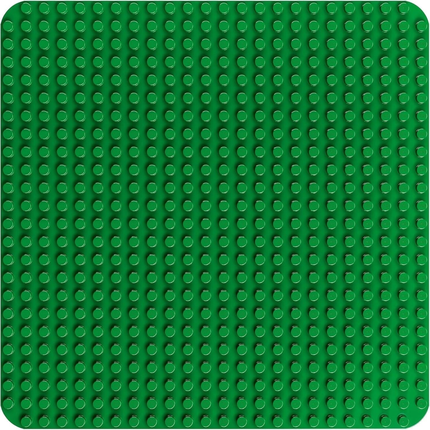 LEGO DUPLO bouwplaat in het groen, Bouwspeelgoed voor peuters vanaf 18 maanden, Voor het tentoonstellen van modellen, Laat kleuters creatief bouwen en fantasierijk spelen, Educatief speelgoed 10460 Bouwsets Besuche den LEGO-Store