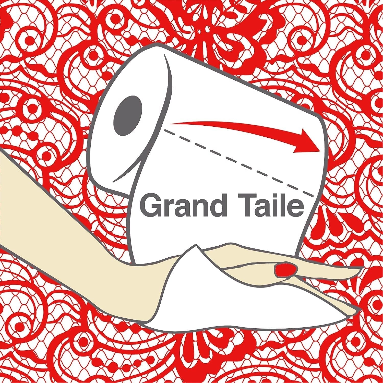 Toiletpapier Renova Renova Grand Royal 4 laags - 6 rollen, Groot (pak van 5)