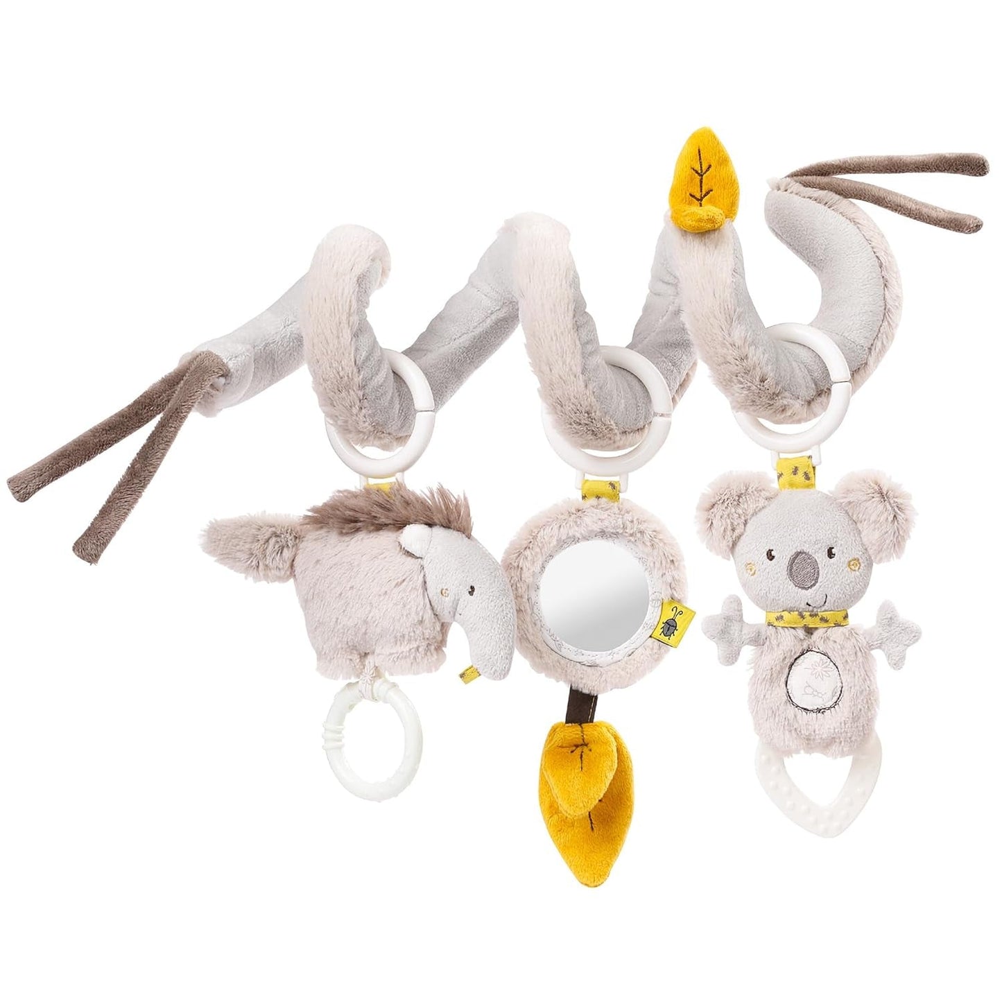 Fehn Activity Spiral Sleeping Forest - kinderwagenspeelgoed duwen en vasthouden - babyspeelgoed voor bed, box, kinderwagen en autostoel - speelgoed voor motorische activiteit voor baby's en peuters vanaf 0+ maanden Babyspeelgoed Naty Shop Australië