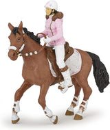 PAPO - Paardenfiguur - Rider Fashion Winter, passie voor paardrijden, speelgoed voor kinderen vanaf 3 jaar. Actiefiguren van Naty Shop