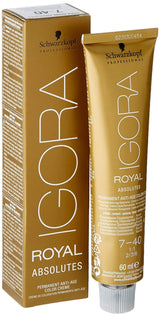 Igora Royal Absolute Age Blend Haarkleur, 7-560 Medium Goudchocoladeblond, 60ml Naty Shop Haarverf 7-40 Medium Blond Natuurlijk Beige 1 G (1 pakje)