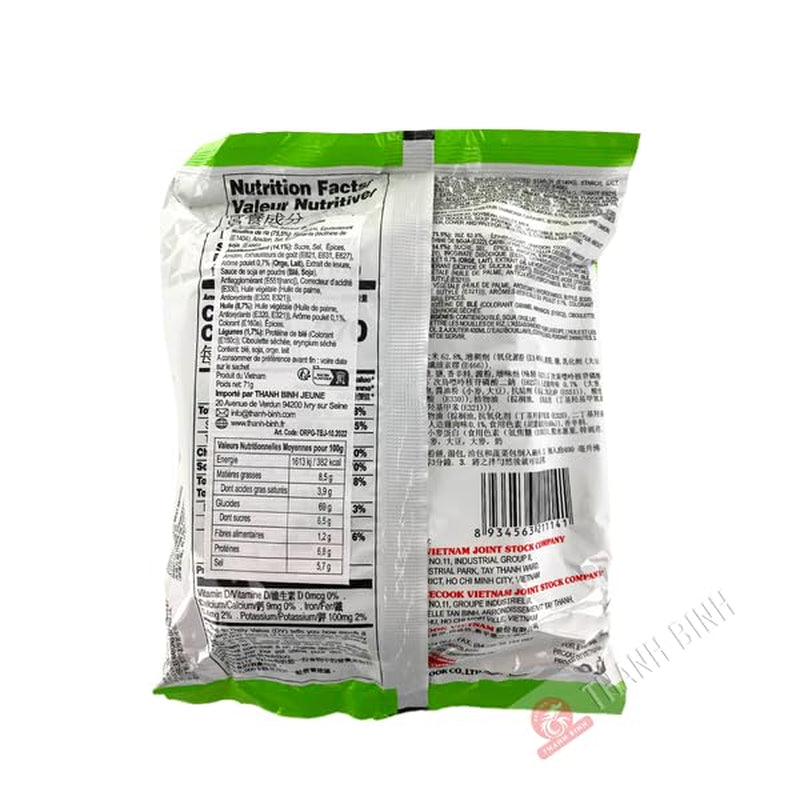 - OF Instantnoedels met kip en rijst - (1 x 71 g)