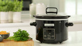 Slowcooker digitale Crockpot, warmhoudfunctie, 2,4 liter (1-2 personen) Slowcooker Naty Shop