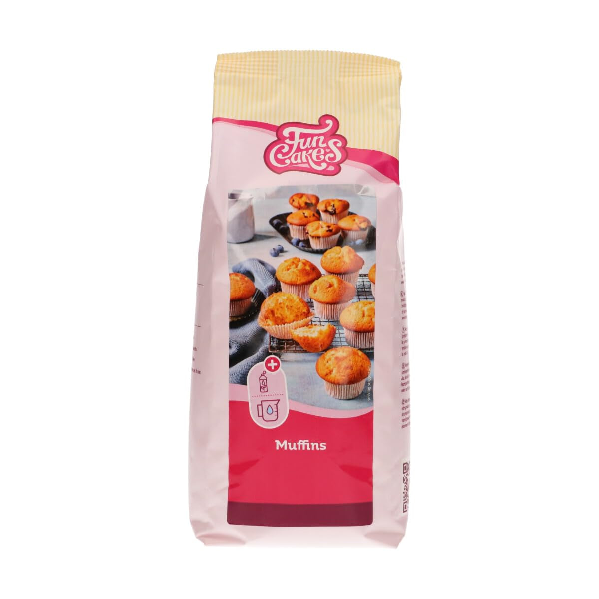 Funcakes Mix voor Muffins, Backen Sie Einfach Köstliche Muffins, Perfekte Amerikaanse Muffins, Geeignet Für Die Herstellung Von Blaubeermuffins Oder Schokoladensplitter-Muffins, Halal., 1 Kg Naty Shop Standaardtitel