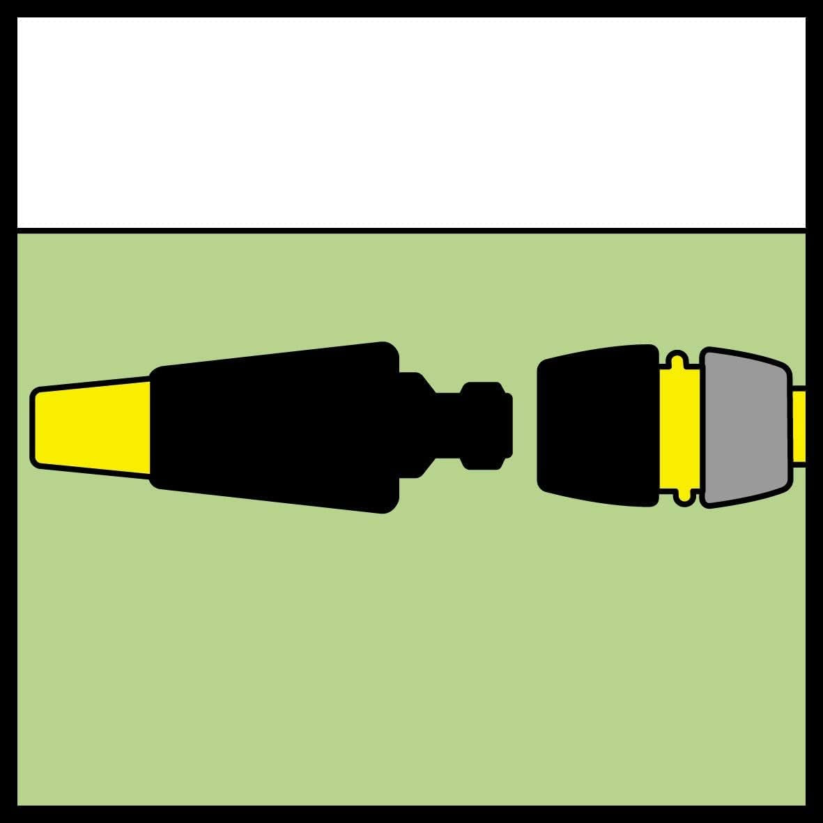 Kärcher slangkoppeling 2.645-194.0 (Universal Plus, met Aqua Stop) zwart, klein