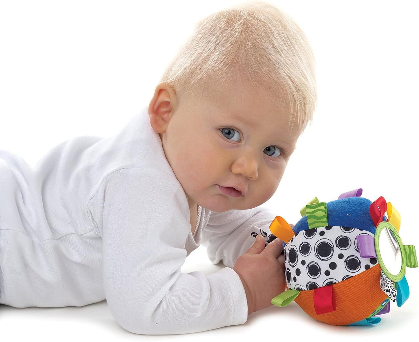 Playgro Loopy Loops knuffelbal - Babyknuffelbal - Babyspeelgoed - Babyspeelgoed - Speelgoed - Speelgoed - Kleurrijk Babyspeelgoed Naty Shop