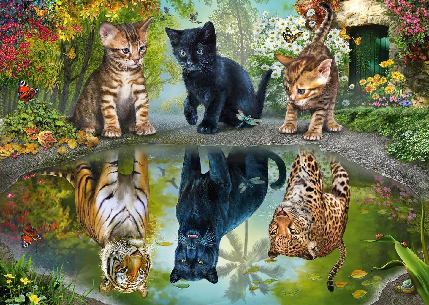 Schmidt Spiele 57392 Dream Big, katten, puzzel 1000 stukjes Puzzel Naty Shop