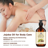 Biologische jojoba-olie 1 liter, 100% pure Cosmetica en Schoonheid Naty Shop