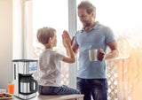 SYBF-CM025 Heet koffiezetapparaat, RVS, 1,2 liter, RVS