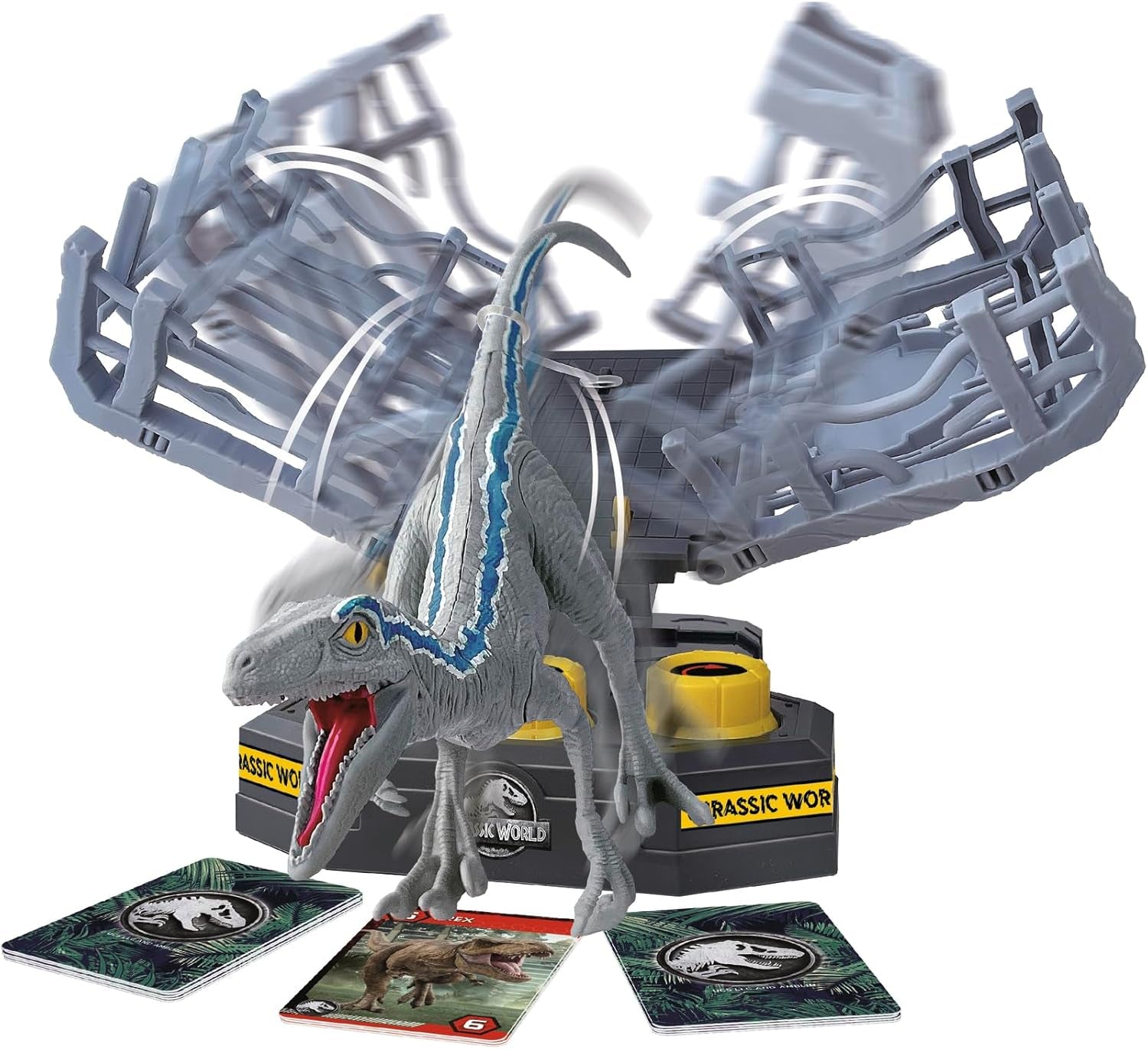 EPOCH Games, Jurassic World - Cage Breaker, 7523, dinosaurusspeelgoed, bordspel voor kinderen vanaf 4 jaar