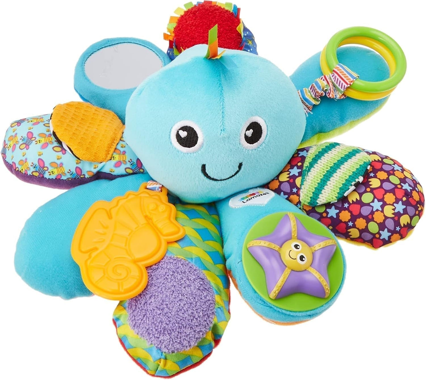 LAMAZE Octivity Time sensorisch speelgoed voor baby's, zacht babyspel en ontdekking, octopus peuter geschikt vanaf 6 maanden, jongens en meisjes vanaf 1 jaar babyspeelgoed Naty Shop