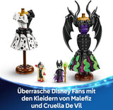 LEGO Ç€ Disney Villains The Dresses Of Maleficent en Cruella De Vil - Speelgoed voor jongens en meisjes vanaf 9 jaar - Incl. 2 minipoppetjes en 2 dierenfiguren - Verjaardagscadeau voor fans 43262 Bouwsets Besuche in LEGO-Store