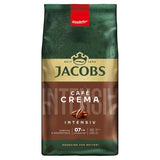 Jacobs Café Crema Gold Kaffeebohnen 1Kg – Vollmundig, Aromatisch, Fruchtige Noten, Arabica & Robusta Bohnen, Intensität 5/10, Ideaal voor Café Crema Naty Shop Café Crema Intensiv 1 Kg