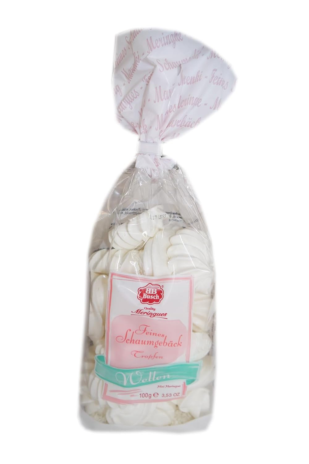 Fijne witte, golvende marshmallows van goede kwaliteit, 100 g