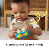 FISHER-PRICE Leuk leren en spelen met speel-oordopjes - Interactieve oordopjes met leuke lichtjes, leerliedjes en fijne motorische activiteiten, 20+ liedjes en zinnen, 6 maanden en ouder, HWY45 babyspeelgoed Naty Shop