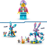 LEGO Dreamzzz Bunchus Creatieve dierenavonturen Kinderspeelgoed Bunny 20-in-1 fantasiespeelset met minifiguur Izzie Cadeau voor meisjes en jongens vanaf 7 jaar oud 71488 Bouwsets