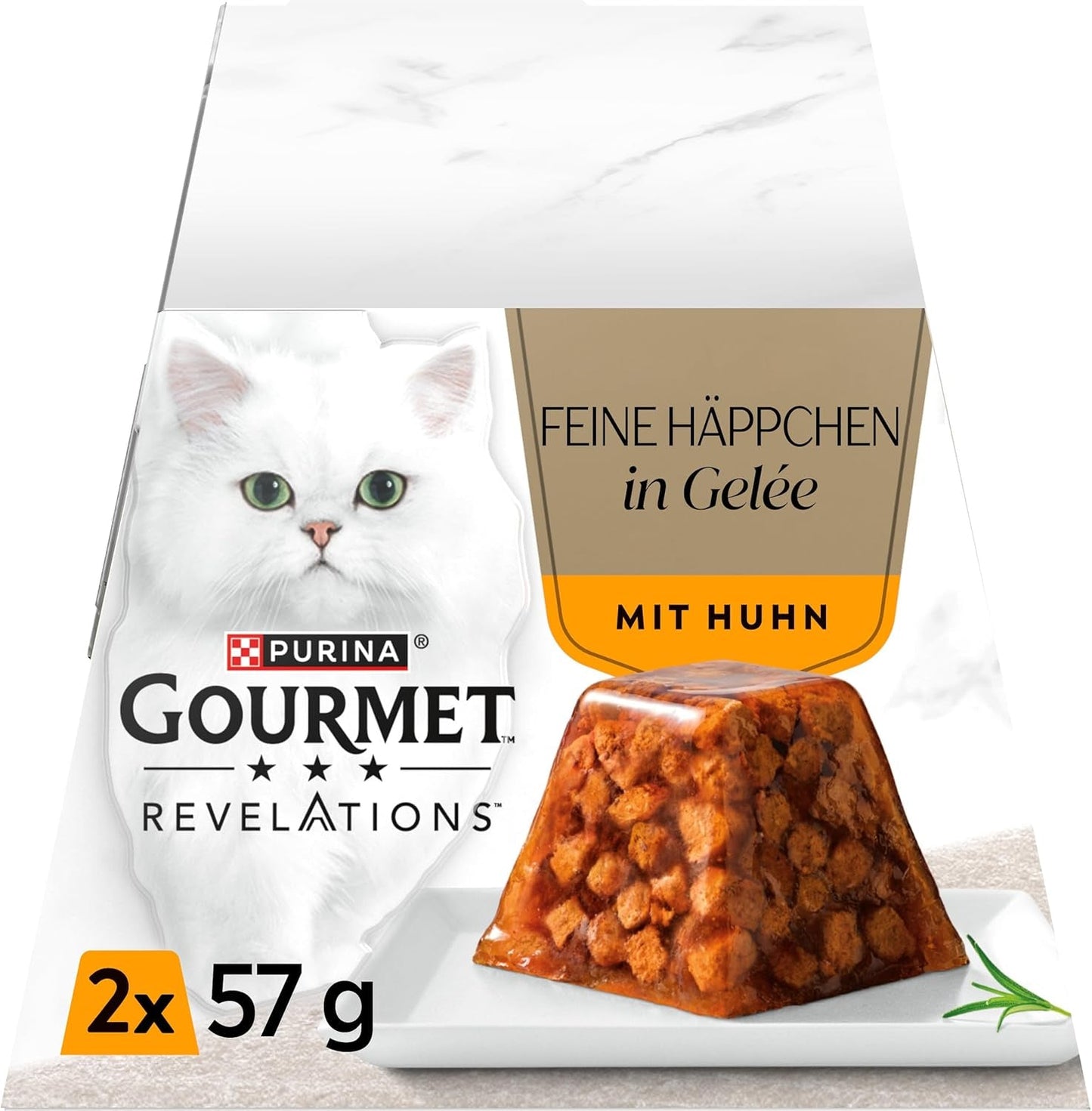 Revelations, Katzenfutter nass in Gelée, met Huhn, 24er-pakket (24 x 57 g)
