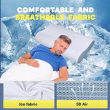 Verlichting van nekpijn Verkoelend nekkussen Memory Foam Slaapkussens Cervicaal kussen voor nek- en schouderpijn Ergonomisch bedkussen Neksteunkussen voor buikrugslapers Cervicale orthopedische kussens Naty Shop