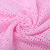 Familiebeddengoed Roze Cellulaire Deken voor Tweepersoonsbed, Katoen, Omkeerbare Grote Sprei, Lichtgewicht, Thermisch, Zacht, Traditioneel Cellulaire Deken, 230 X 230 Cm Dekbedden en Quilts Naty Shop Rose Tweepersoonsbed (230X230Cm)