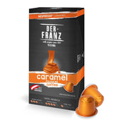 Nespresso-compatibel Kaffee Kapseln, 1 x 10 Kapseln, Caramel Aroma