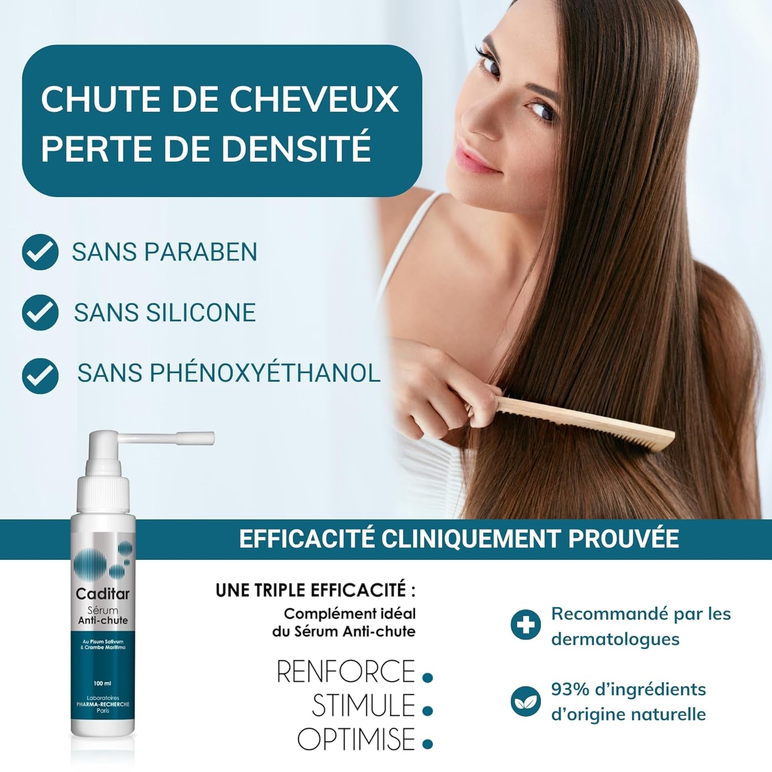 Caditar Serum tegen haaruitval, 100 ml Haarverzorging Naty Shop