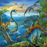 Ravensburger Kinderpuzzel - 09317 De fascinatie van dinosaurussen - Legpuzzel van 3X49 stukjes voor kinderen vanaf 5 jaar Puzzel Naty Shop