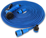Goodyear - 30 m flexibele, draaivrije en lichtgewicht 3-laags tuinslang van latex en textiel met hoge dichtheid, ½" en ¾" snelkoppelingen + spuitpistool met 7 functies