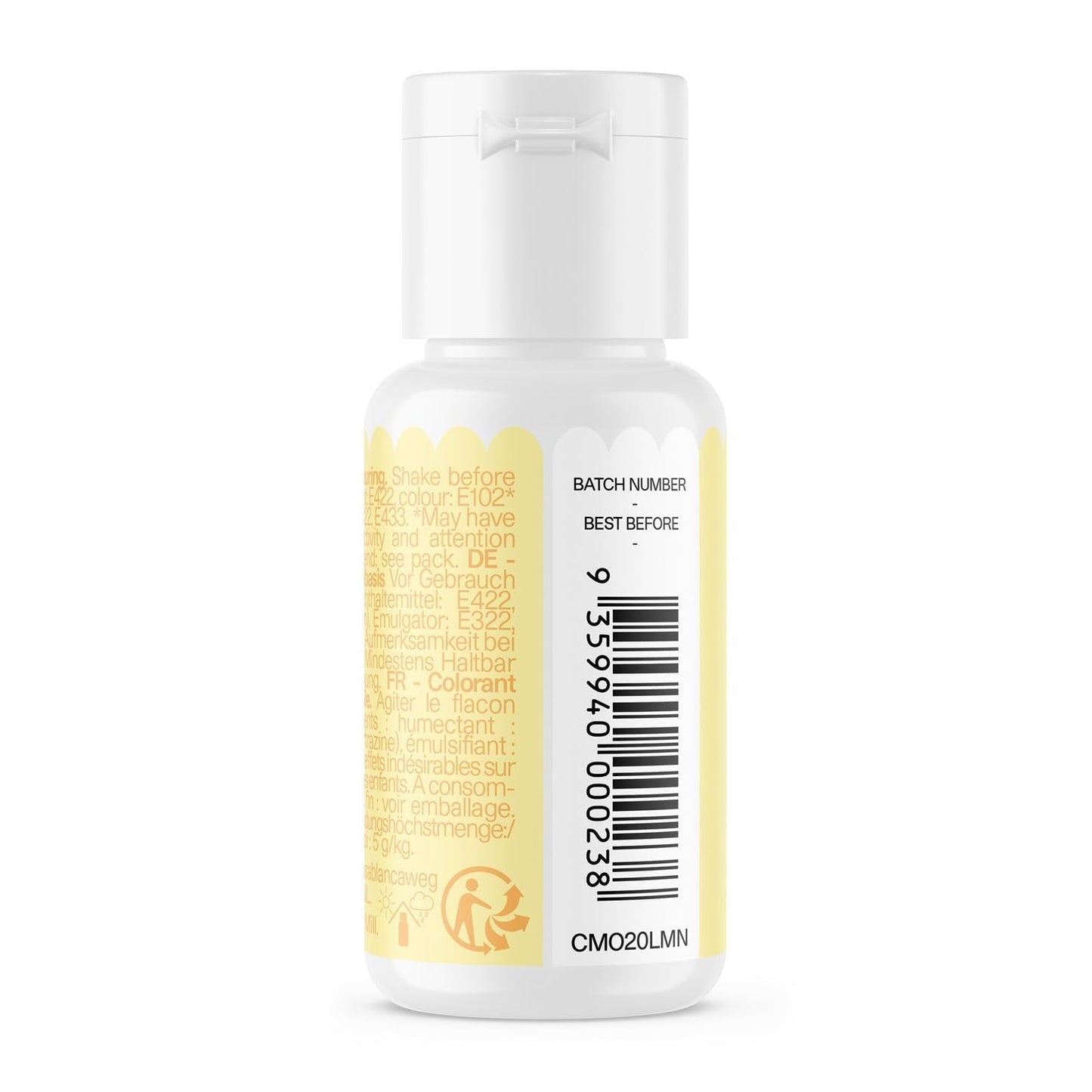 Color Mill kleurstof op basis van citroenolie - Kleurstof voor chocolade, fondant, muffins, cakes, bakken, bitterkoekjes - Kleurstof voor het decoreren van taarten - 100 ml