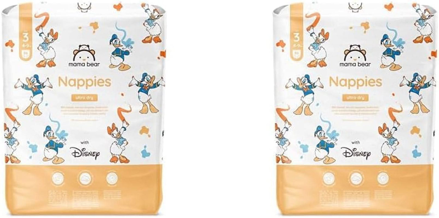 Luiers Mama Bear Disney Ultra Dry maat 4 (8-14 kg), wit, 84 stuks (1 pak)
