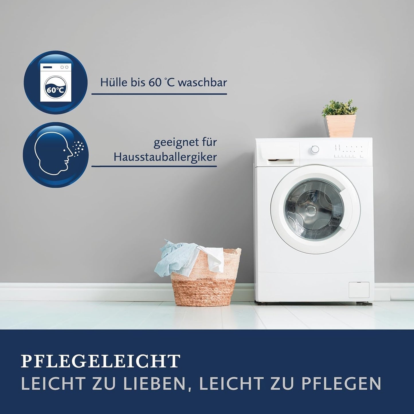 Billerbeck S20 Visco kussen - Nekkussen - Kussen 40 x 80 cm - Neksteunkussen met Visco High-Tech kern
