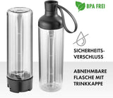 ZWILLING Keukenmixer, Smoothie Maker, Inkl. Trinkflasche Mit Verschluss, 600 Ml, 300 Watt, Edelstahl/Kunststoff, Schwarz Kitchen Naty Shop
