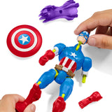 Mixmashers Marvel Captain America Avengers Mix-And-Match actiefiguur en accessoires Actiefiguren Naty Shop